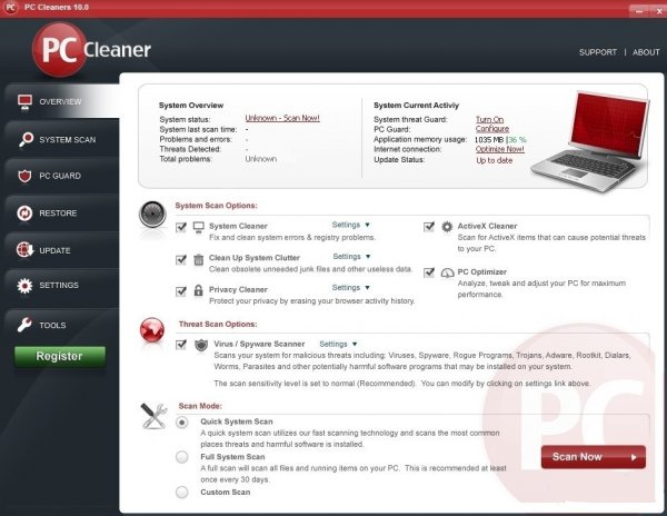 PC Cleaner Pro - программа для оптимизации и очистки системы