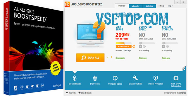 AusLogics BoostSpeed 6 + ключ