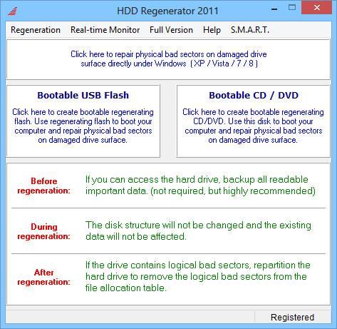 HDD Regenerator 2011 – восстановление жесткого диска HDD Regenerator 2011 – восстановление жесткого диска