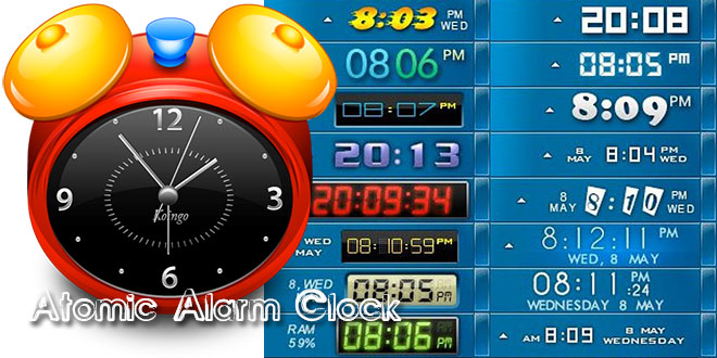 Atomic Alarm Clock – изменить часы в трее Atomic Alarm Clock – изменить часы в трее