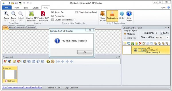 EximiousSoft GIF Creator 7.30 – создание GIF анимации