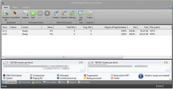 O&O Defrag Professional Edition 20.5 Build 603 + ключ