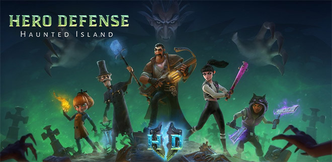 Hero Defense - Haunted Island v1.4.2 - полная версия на русском Hero Defense - Haunted Island v1.4.2 - полная версия на русском