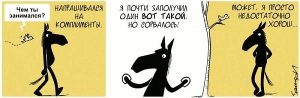 Конь Гораций, который почти такой же странный как люди